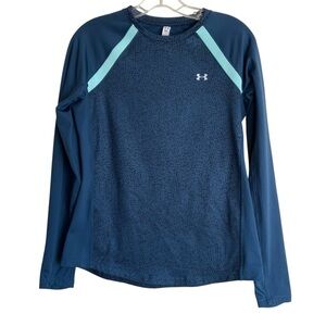 Under Armour Cold Gear Fitted Top Athletic Shirt Running Gym Fleece Lined Sz S
